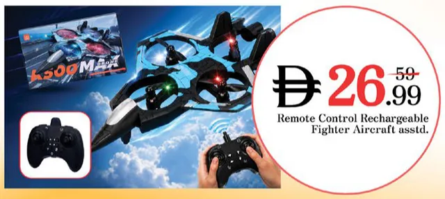 Remote Control Rechargeable Fighter Aircraft Assorted
