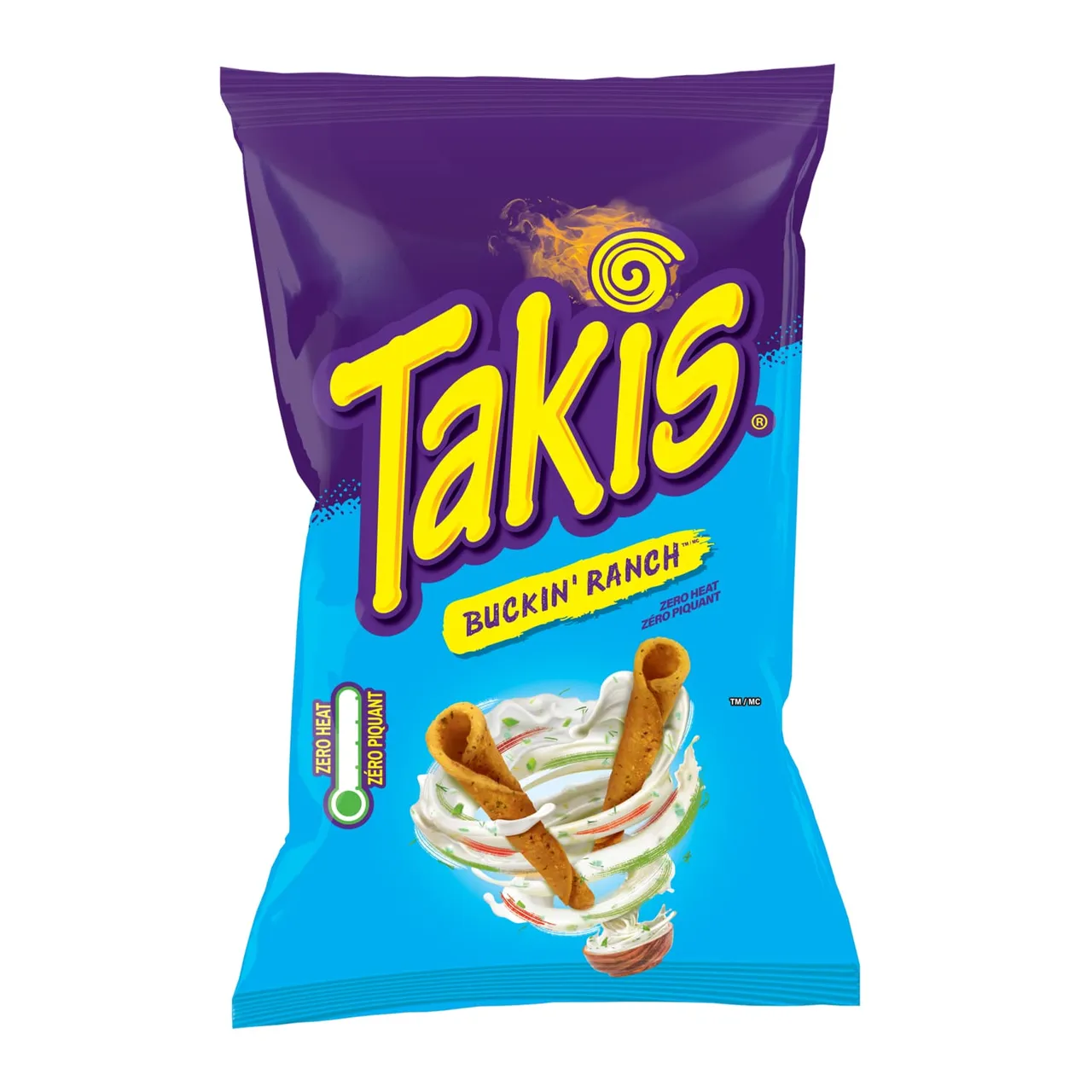 Takis رقائق تورتيا ملفوفة Bucki'n Ranch غير حارة