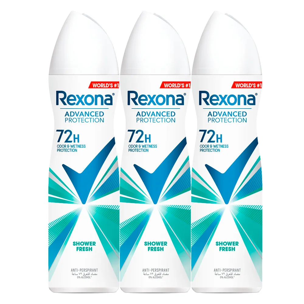 Rexona مزيل عرق حماية متقدمة بانتعاش الاستحمام
