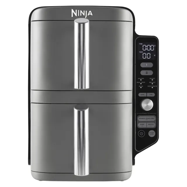 Ninja Double Stack XL Air Fryer, SL400ME, Grey