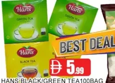 Hans Tea Black/Green