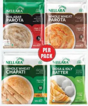 Nellara Malabar / Wheat Parota / Chapati / Dosa Idly Batter