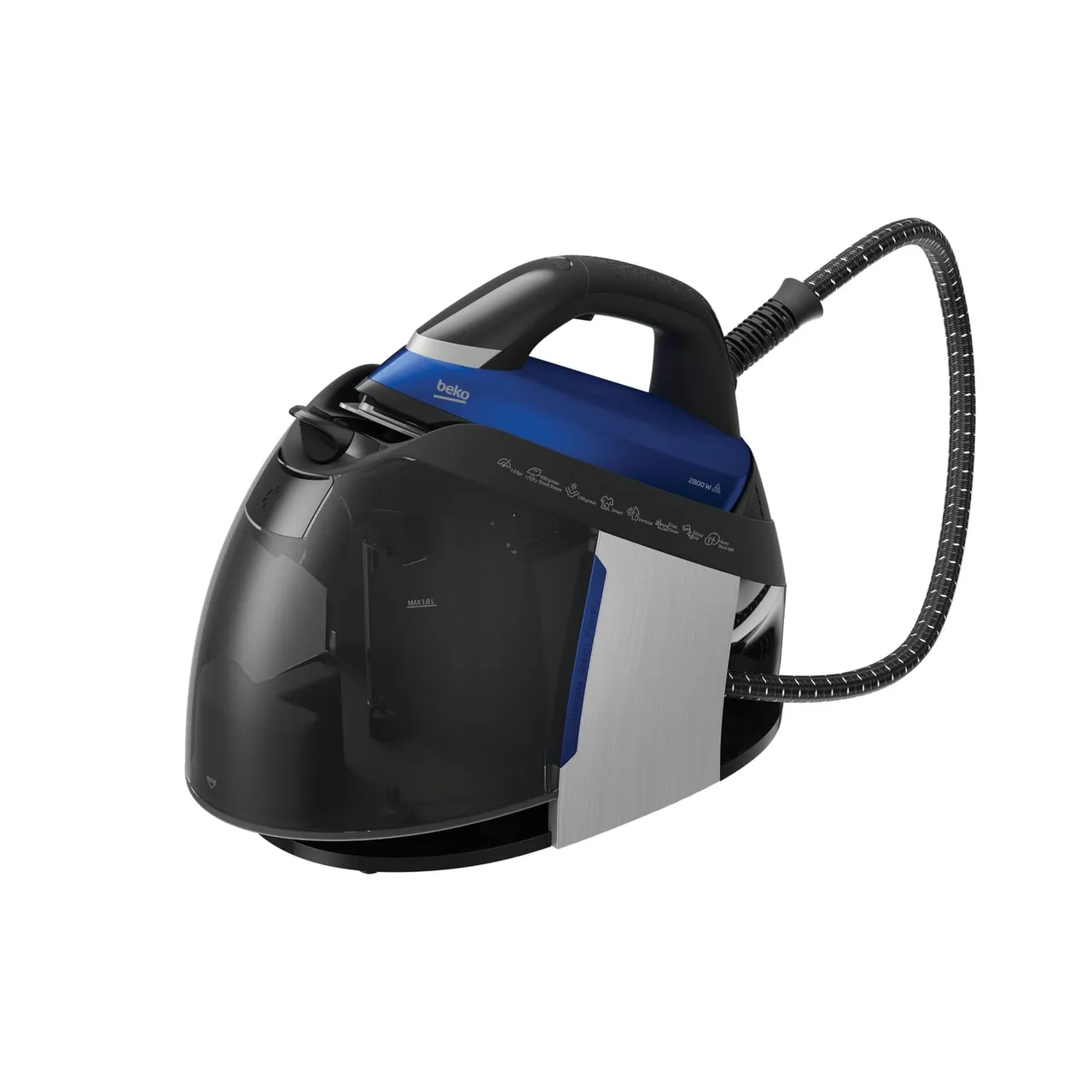 Beko مكواة بخار مولد للبخار، 2800W، أزرق، SGA8328B