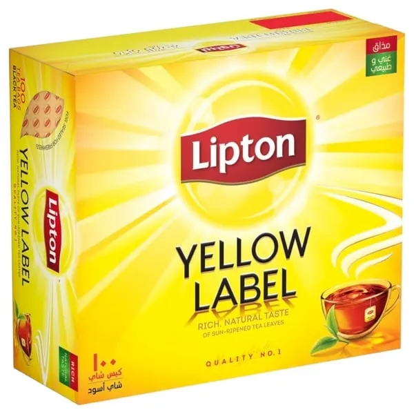 Lipton شاي ليبتون العلامة الصفراء