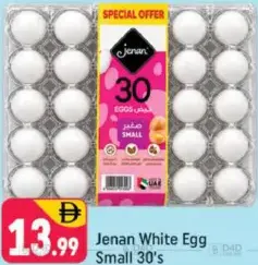 Jenan بياض بيض صغير