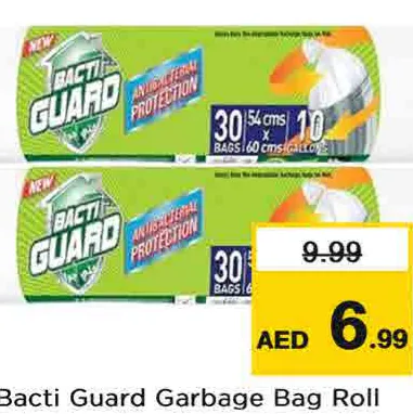 Bacti Guard نوكس أكياس قمامة رول أسود