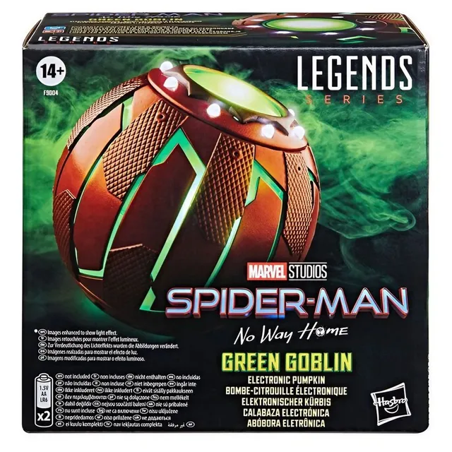 Marvel Spider-Man No Way Home Legends Series Green Goblin Electronic Pumpkin (9.14 cm)