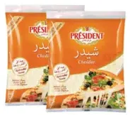 Président Shredded Cheddar