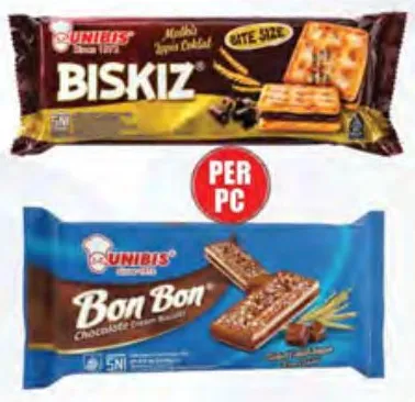 Unibis بسكويت شوكو بون بون / BISKIZ MALKIS LAPIS COKLAT