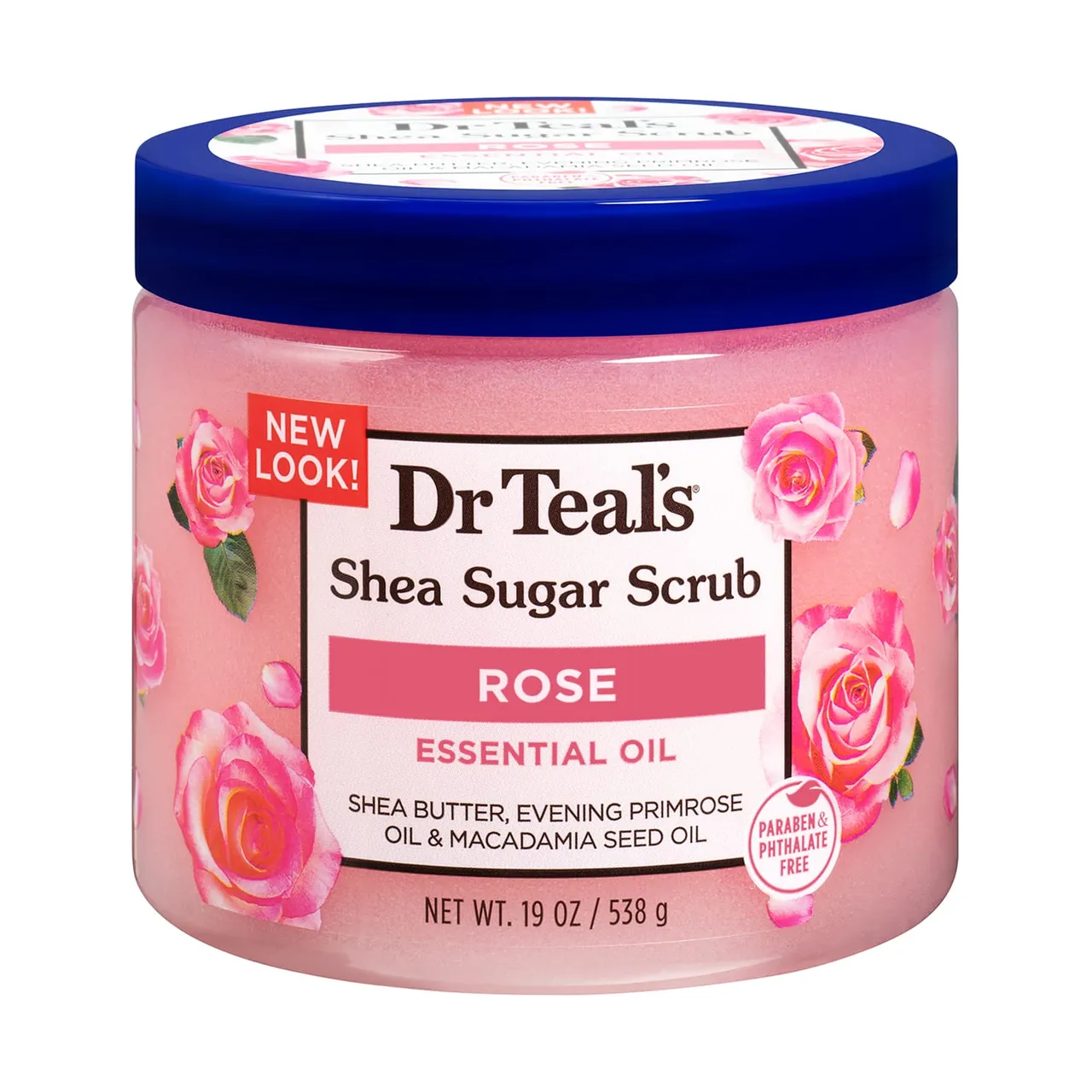 مقشر جسم بالورد Dr Teals