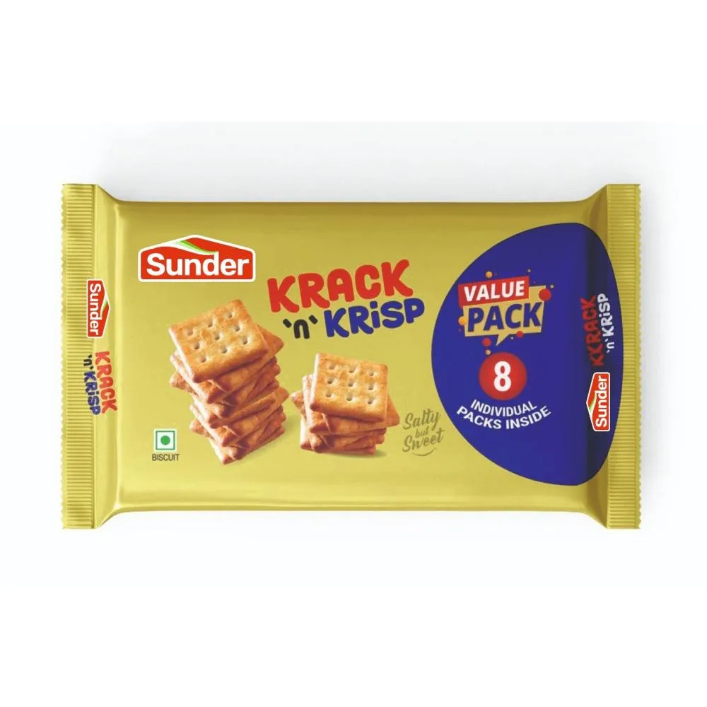 Sunder بسكويت krack n krisp