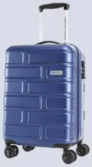 American Tourister Bricklane ترولي أمتعة صلب سبينر أزرق