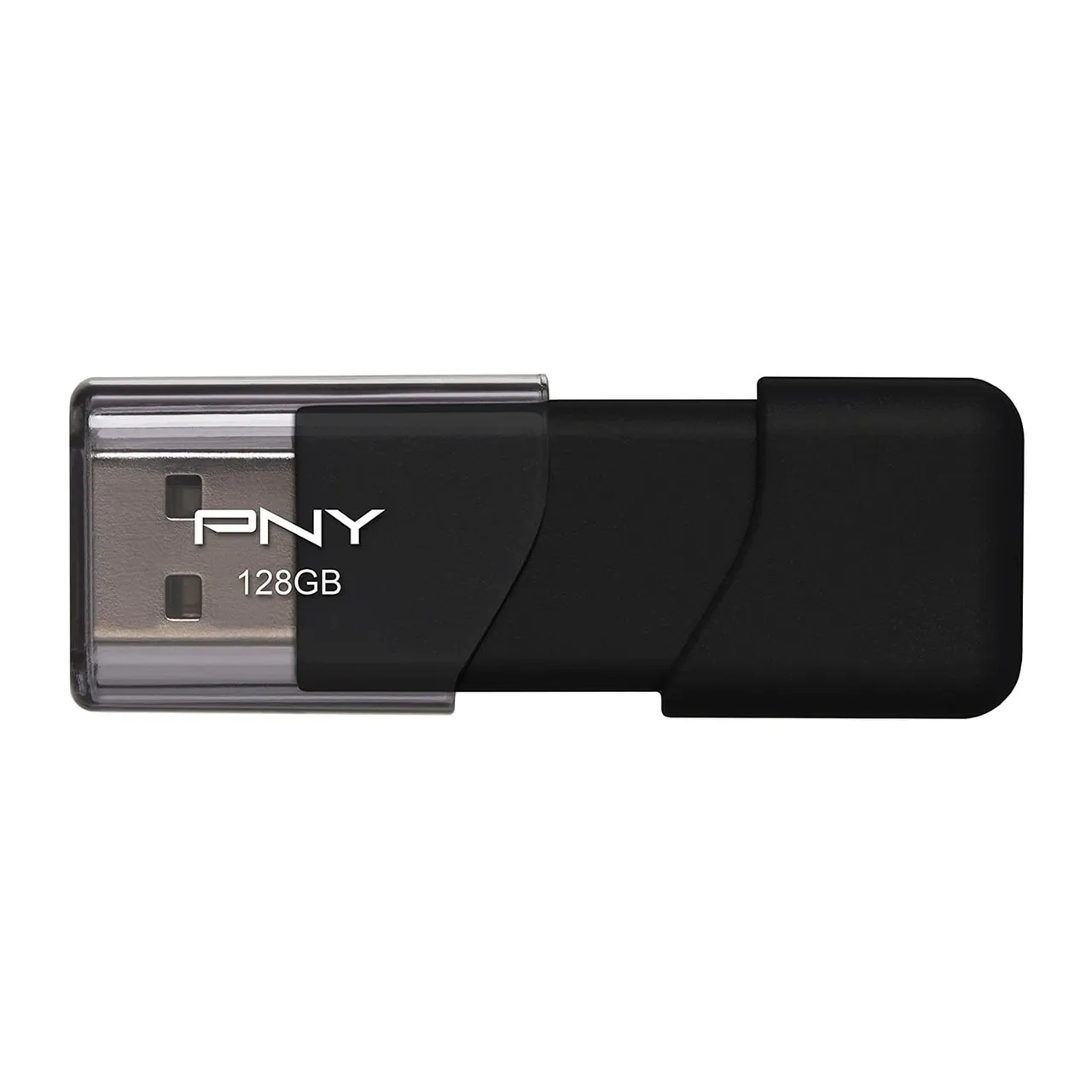 Pny فلاش ميموري USB 2.0 Attache، 128 GB، أسود، P-FD128ATT03-GE