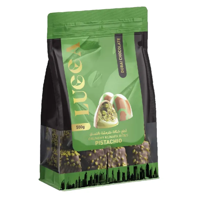 Lucca Pistachio Crunchy Kunafa Bites Dubai Chocolate