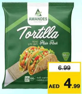 Amandes تورتيلا دقيق أمانديس