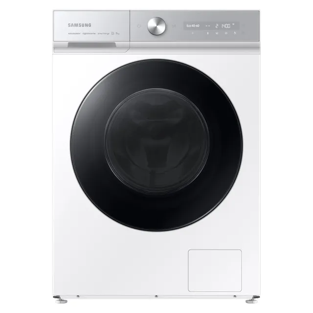 Samsung Front load Washer with AI Ecobubble, Bespoke Design White WW11BB904DGHGU