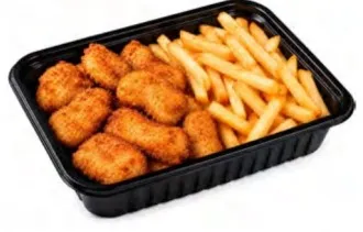 Chicken Nuggets With French Fries