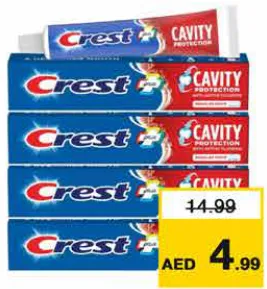 Crest Tooth Paste Cavity Protection Freshness