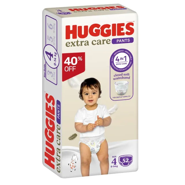 Huggies Jumbo Pant Size 4 (9- ) - 42's