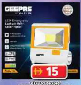 Geepas Rechargeable LED Lantern GES3045