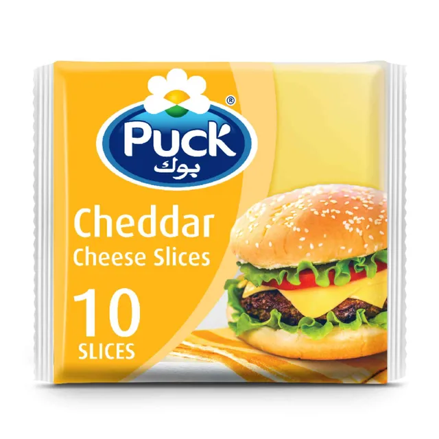 Puck Cheese Slices Cheddar
