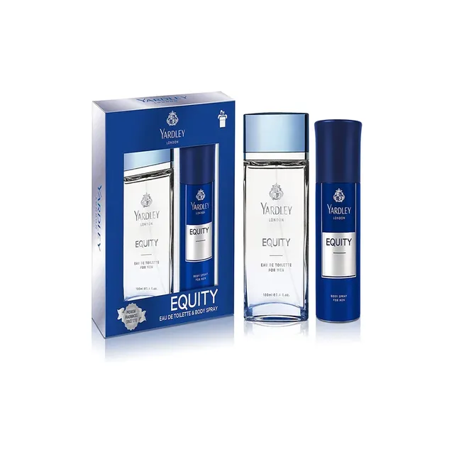 Yardley London Equity Gift Set Eau De Toilette + Body Spray For Men