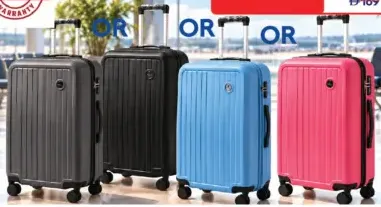 ABS hard trolley bag assorted colors