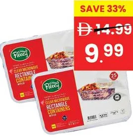 Fleecy أطباق ميكرويف مع غطاء