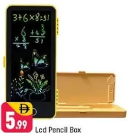 علبة أقلام LCD