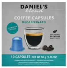 Daniel'S Coffee Capsules Blend Decaffeinato