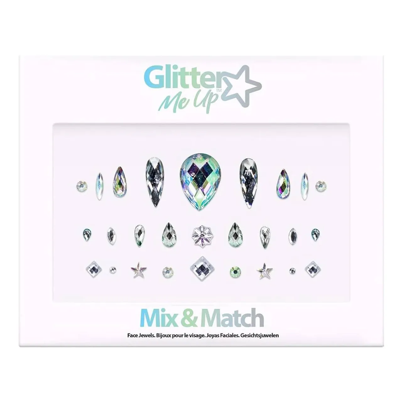 Glitter Me Up Mix and Match Gems Face Jewels