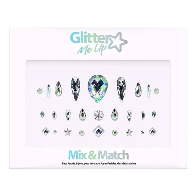 Glitter Me Up Mix and Match Gems Face Jewels