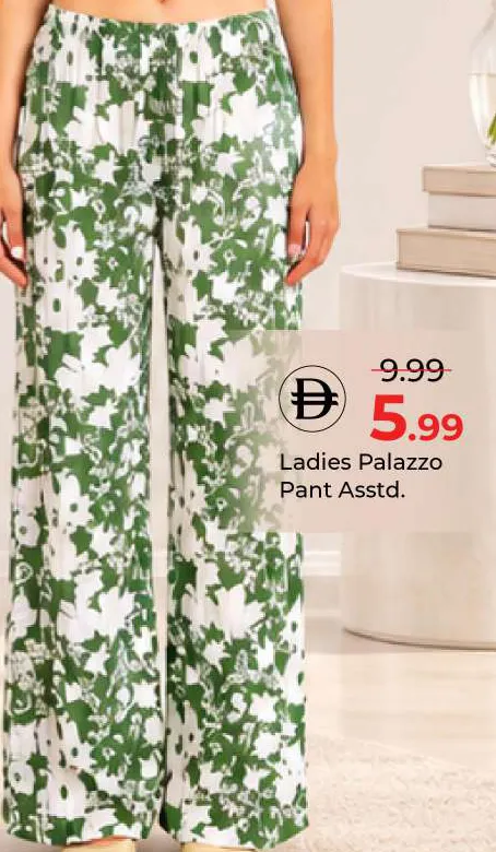 Ladies Palazzo Pant Assorted