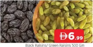 Black Raisins/ Green Raisins