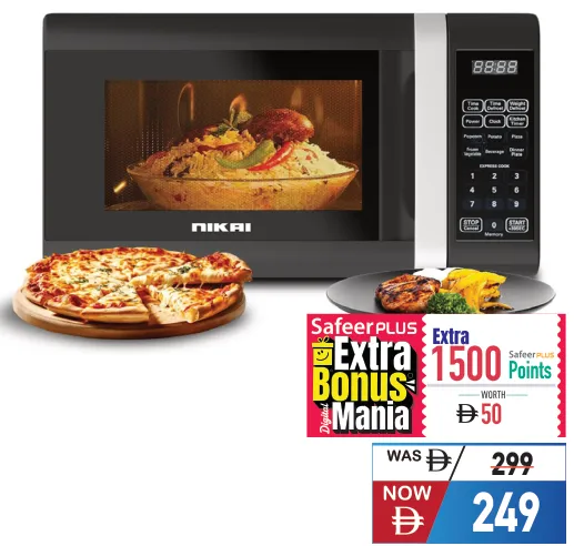 Nikai Microwave Oven With Digital Touch NMO2010DB