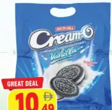 Jack N Jill Cream-O بالفانيلا
