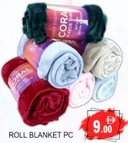 Coral Roll Blanket