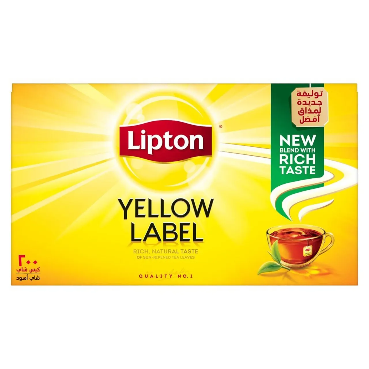 Lipton شاي ليبتون العلامة الصفراء