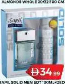 Sapil Solid Men Edt + Deo