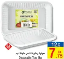 صينية صحون للاستعمال مرة واحدة