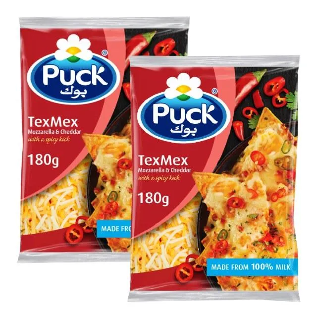 Puck المراعي جبنة موزاريلا مبشورة