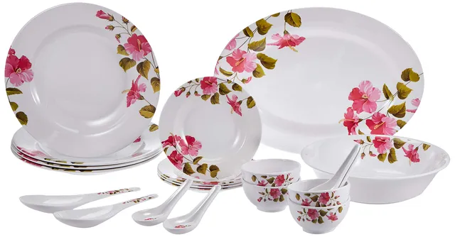 Flamingo Melamine Dinnerware Set