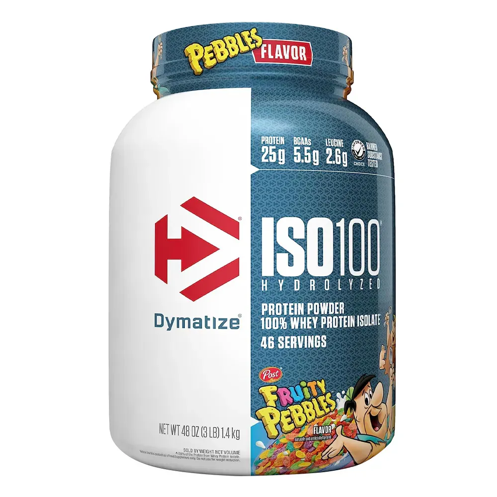 dymatize ISO 100 فروتي بيبلز - 3 LB