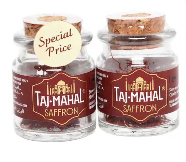 Taj Mahal Saffron Jar