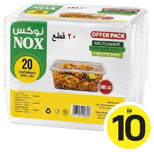 Nox Clear Microwave Container