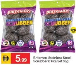 Britemax Stainless Steel Scrubber