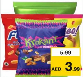 حلوى شوكولاتة Krokant/Carameo/Lunar/Furor / حلوى Krokant