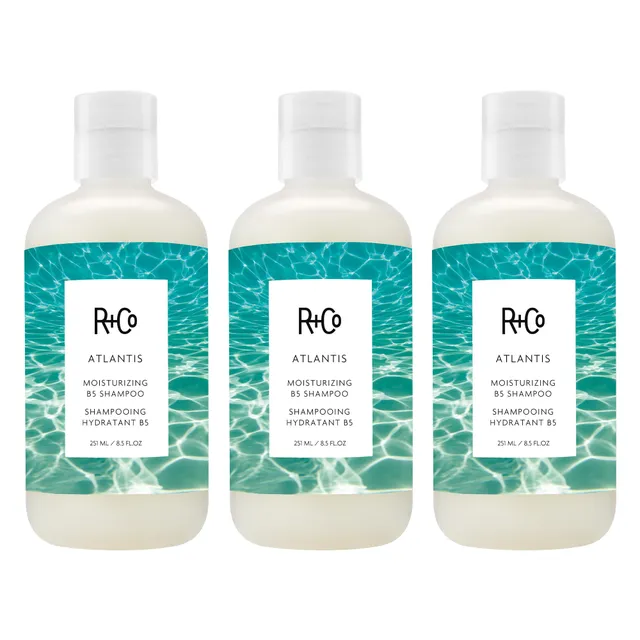 R+Co RCo ATLANTIS Moisturizing B5 Shampoo – HydratingStrengthening, SoftensSmooths Hair, All Hair Types