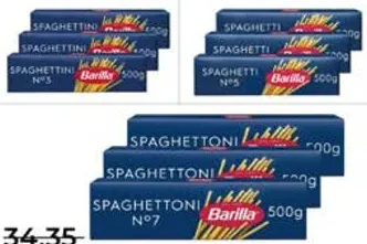 Barilla Spaghettoni No.7/No.3/No.5 Assorted
