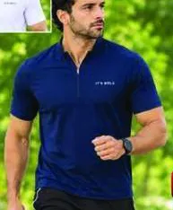 Men's Quarter-Zip Performance T-Shirts